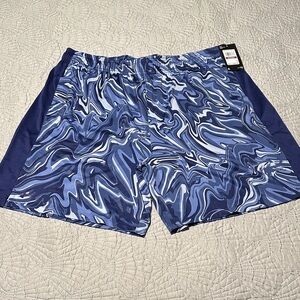 Under Armour Blue Swirl Men's Training Shorts, NWT’s, Size 2X